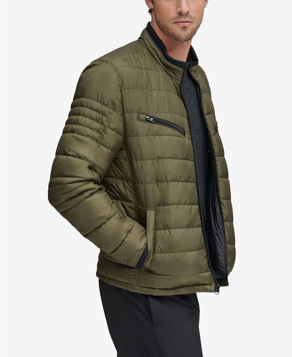 【送料無料】 マークニューヨーク メンズ ジャケット・ブルゾン アウター Men's Grymes Packable Racer Jacket Olive Green