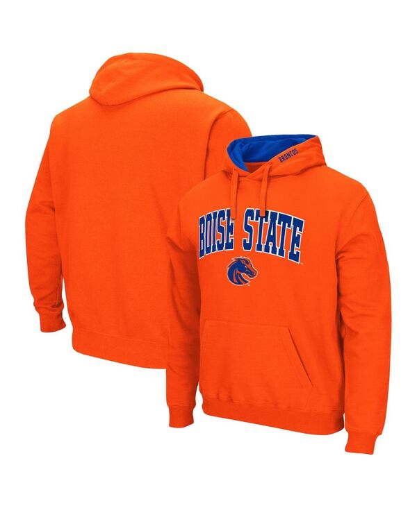 ̵   ѡå աǥ  Men's Orange Boise State Broncos Arch and Logo 3.0 Pullover Hoodie Orange