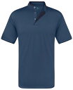 【送料無料】 ミオマリオ メンズ ポロシャツ トップス Men's Short Sleeve Henley Polo Shirt with Contrast-Trim for Big & Tall Navy