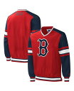 【送料無料】 スターター メンズ ジャケット・ブルゾン ウィンドブレーカー アウター Men's Red Boston Red Sox Yardline Pullover Windbreaker Red