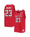 【送料無料】 オリジナル レトロ ブランド メンズ シャツ トップス Men's Jarrett Culver Red Texas Tech Red Raiders Alumni Commemorative Replica Basketball Jersey Red(4)