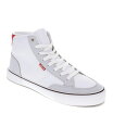 【送料無料】 リーバイス メンズ スニーカー シューズ Men's Munro Mid Casual Sneakers White, Gray, Red
