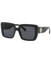 ヴェルサーチ 【送料無料】 ヴェルサーチ レディース サングラス・アイウェア アクセサリー Women's Sunglasses VE4384B BLACK/GREY