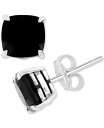 yz GtB[ fB[X sAXECO ANZT[ EFFY&reg; Onyx Cushion Stud Earrings in Sterling Silver Sterling Silver