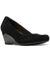 【送料無料】 クラークス レディース パンプス シューズ Collection Women's Flores Tulip Wedge Pumps Black Suede Combination