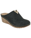 【送料無料】 ジーシーシューズ レディース サンダル シューズ Women 039 s Camille Slip-On Perforated Wedge Mules Black