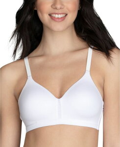 【送料無料】 バニティフェア レディース ブラジャー アンダーウェア Women's Beyond Comfort Full Coverage Wirefree Bra 72282 Star White