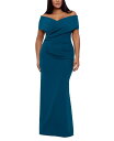 yz xbcBAhA_ fB[X s[X gbvX Plus Size Sweetheart Off-The-Shoulder Gown Azure