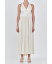 【送料無料】 エンドレスローズ レディース ジャンプスーツ トップス Women's Mixed Media Vest Pleated Jumpsuit Cream