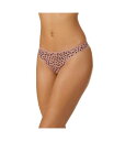 ダナ・キャラン 【送料無料】 ダナ キャラン ニューヨーク レディース パンツ アンダーウェア Women's Micro Thong Underwear DK8301 Animal Stroke Print