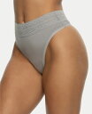 【送料無料】 フェリナ レディース パンツ アンダーウェア Women's Serene Modal and Lace Thong Underwear Gull(4)