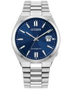 yz V`Y Y rv ANZT[ Men's Tsuyosa Automatic Stainless Steel Bracelet Watch 40mm Silver-tone