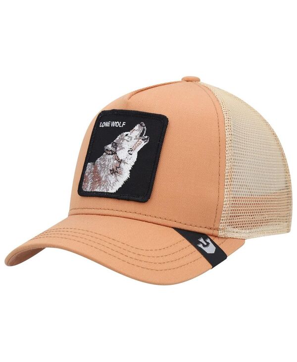 グーリン ブラザーズ 【送料無料】 グーリンブラザーズ メンズ 帽子 アクセサリー Men's Tan Lone Wolf Adjustable Trucker Hat Tan