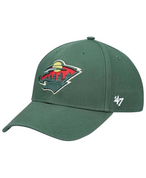 【送料無料】 47ブランド メンズ 帽子 アクセサリー Men's Green Minnesota Wild Legend MVP Adjustable Hat Green