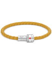 yz u Y uXbgEoOEANbg ANZT[ Around the World Yellow Braided Leather Bracelet Yellow