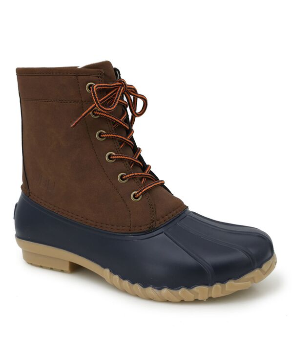 【送料無料】 ジャイビーユー メンズ ブーツ・レインブーツ シューズ Men's Maine Duck Boot Navy, Brown