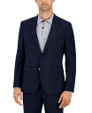 yz t[S Y WPbgEu] AE^[ Men's Modern-Fit Solid Wool Blend Suit Jacket Navy