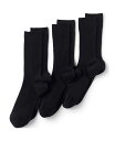 yz YGh Y C A_[EFA Men's Seamless Toe Cotton Rib Dress Socks (3-pack) Black