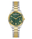 yz QX fB[X rv ANZT[ Women's Two Tone Stainless Steel Day and Date Bracelet Watch 36mm Two Tone