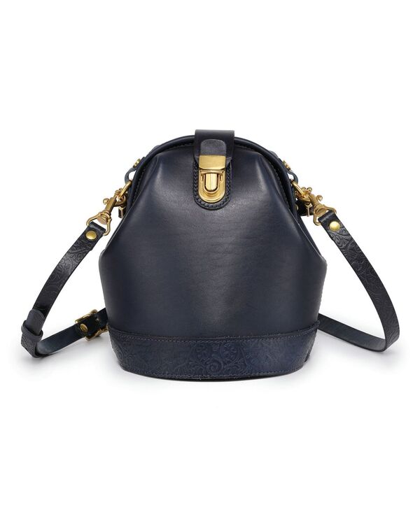 ReVida ŷԾŹ㤨֥ɥȥ ǥ Хå Хå 쥶 OLD TREND Women's Genuine Leather Doctor Bucket Crossbody Convertible Bag Navy ͥӡפβǤʤ48,800ߤˤʤޤ