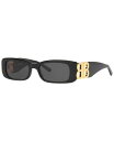 【送料無料】 バレンシアガ レディース サングラス・アイウェア アクセサリー Women's Sunglasses, BB0096S Black