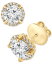 ̵ Хå꡼ߥ奫 ǥ ԥ ꡼ Certified Lab Grown Diamond Halo Stud Earrings (3 ct. t.w.) in 14k Gold Yellow Gold