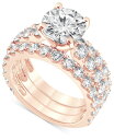 【送料無料】 バッジェリーミシュカ レディース リング アクセサリー Certified Lab Grown Diamond 3 Pc. Bridal Set ...