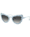 【送料無料】 スワロフスキー レディース サングラス・アイウェア アクセサリー Women's Gradient Sunglasses with Crystal...