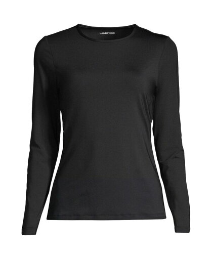 【送料無料】 ランズエンド レディース トップのみ 水着 Plus Size Crew Neck Long Sleeve Rash Guard UPF 50 Sun Protection Modest Swim Tee Black 【送料無料】 ランズエンド レディース トップのみ 水着 Plus Size Crew Neck Long Sleeve Rash Guard UPF 50 Sun Protection Modest Swim Tee Black