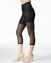 【送料無料】 スパンク レディース 帽子 アクセサリー Women's Super Footless Tummy Control Power Capri, also available in extended sizes Black