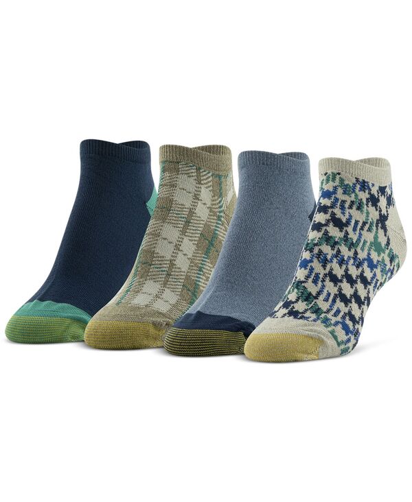 TOOT 【送料無料】 ゴールドトゥ レディース 靴下 アンダーウェア Women's Houndstooth No Show Socks 4-Pack Asst 2