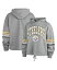 【送料無料】 47ブランド レディース パーカー・スウェット アウター Women's Heather Gray Distressed Pittsburgh Steelers Upland Bennett Pullover Hoodie Heather Gray