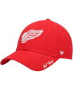 【送料無料】 47ブランド レディース 帽子 アクセサリー Women's Red Detroit Red Wings Team Miata Clean Up Adjustable Hat Red