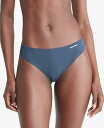 【送料無料】 カルバンクライン レディース パンツ アンダーウェア Women's Invisibles Thong Underwear D3428 Smudge Green