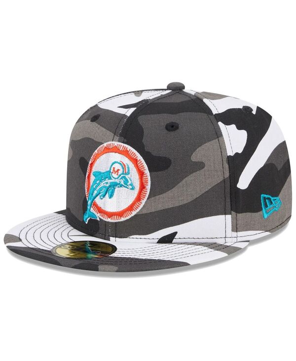 【送料無料】 ニューエラ メンズ 帽子 アクセサリー Men's Miami Dolphins Urban Camo 59FIFTY Fitted Hat Camo