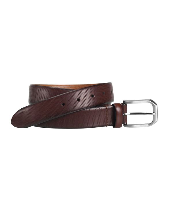 【送料無料】 ジョンストンアンドマーフィー メンズ ベルト アクセサリー Men's Micro Perf Belt Burgundy