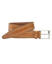 【送料無料】 ジョンストンアンドマーフィー メンズ ベルト アクセサリー Men's Triple Contrast Stitched Belt Tan
