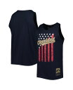 【送料無料】 ミッチェル&ネス メンズ タンクトップ トップス Men's Navy Cleveland Guardians Cooperstown Colle...