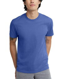 【送料無料】 オルタナティヴ アパレル メンズ Tシャツ トップス HANES Men's HANES Originals Cotton Short Sleeve T-shirt Deep Forte Blue