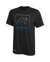 【送料無料】 アウタースタッフ メンズ Tシャツ トップス Men's Black Carolina Panthers Combine Authentic Clutch T-shirt Black