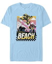 【送料無料】 フィフスサン メンズ Tシャツ トップス Men 039 s Transformers Beach Day Short Sleeve T-shirt Light Blue