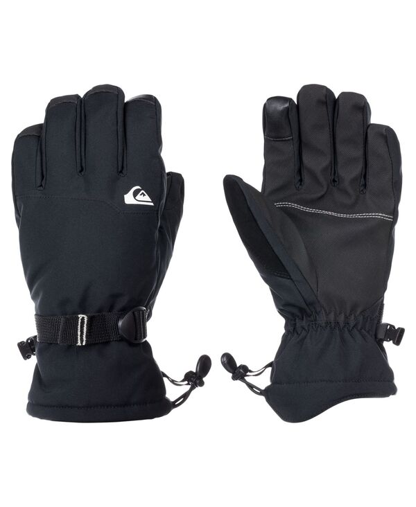 【送料無料】 クイックシルバー メンズ 手袋 アクセサリー Men's Snow Mission Touchscreen Gloves True Black