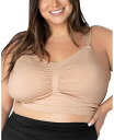 【送料無料】 キンドリッド ブレイブリー レディース ブラジャー アンダーウェア Plus Size Sublime Hands-Free Pumping Nursing Bra s - Fits s 38B-44D Beige