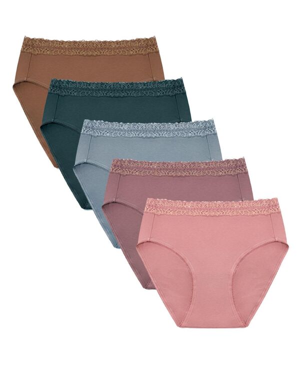 【送料無料】 キンドリッド ブレイブリー レディース パンツ アンダーウェア Maternity High-Waisted Postpartum Recovery Panties (5 Pack) Dusty Hues