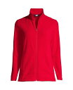 yz YGh fB[X WPbgEu] AE^[ Women's Petite Fleece Full Zip Jacket Rich red
