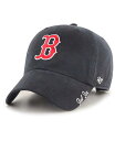 【送料無料】 47ブランド レディース 帽子 アクセサリー Women's Navy Boston Red Sox Team Miata Clean Up Adjustable Hat Navy