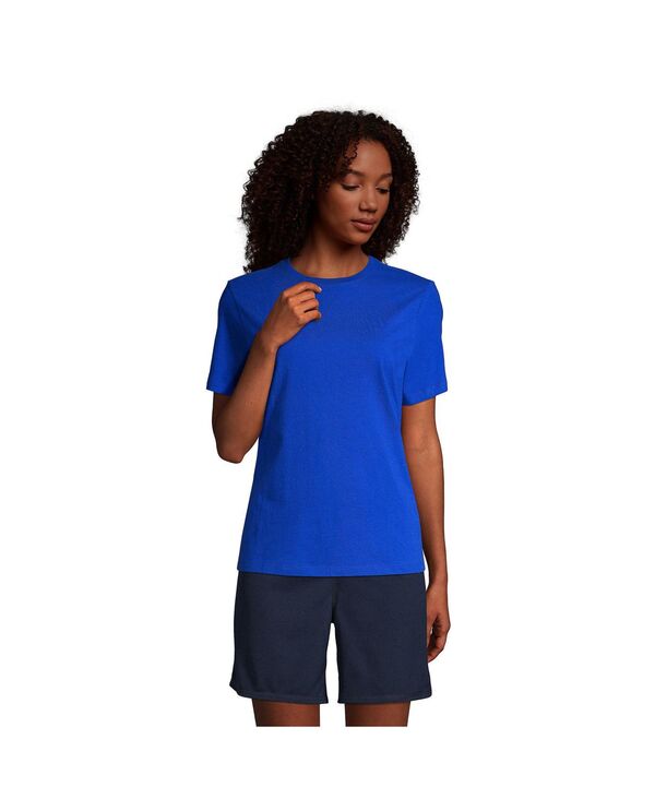 yz YGh fB[X Vc gbvX Women's School Uniform Short Sleeve Feminine Fit Essential T-shirt Cobalt