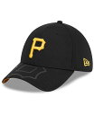 【送料無料】 ニューエラ メンズ 帽子 アクセサリー Men 039 s Black Pittsburgh Pirates Top Visor 39THIRTY Flex Hat Black