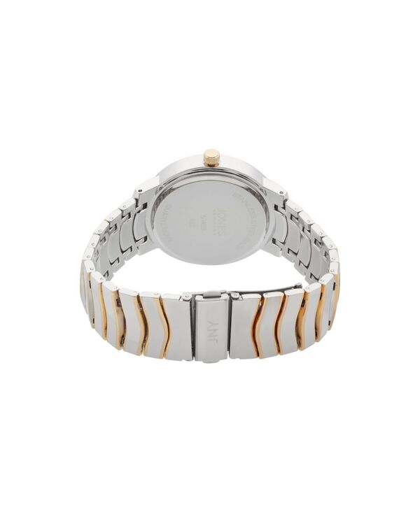 【送料無料】 ジョーンズニューヨーク メンズ 腕時計 アクセサリー Men's Analog Two-Tone Metal Bracelet Watch 42mm Gray, Silver