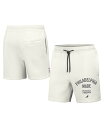 【送料無料】 ステイプル メンズ ハーフパンツ・ショーツ ボトムス Men's NBA x Cream Philadelphia 76ers Heavyweight Fleece Shorts Cream